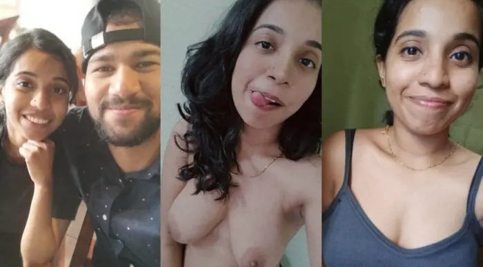 Cute Girlfriend Mallu Showing Boobs Licking Her Fingers