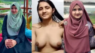 Cute Hijabi Teen College GF Showing On VC Watch
