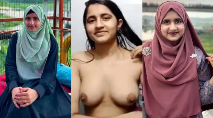 Cute Hijabi Teen College GF Showing On VC Watch