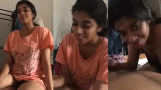 Super Cute Mallu Teen GF Sucking Hard Watch